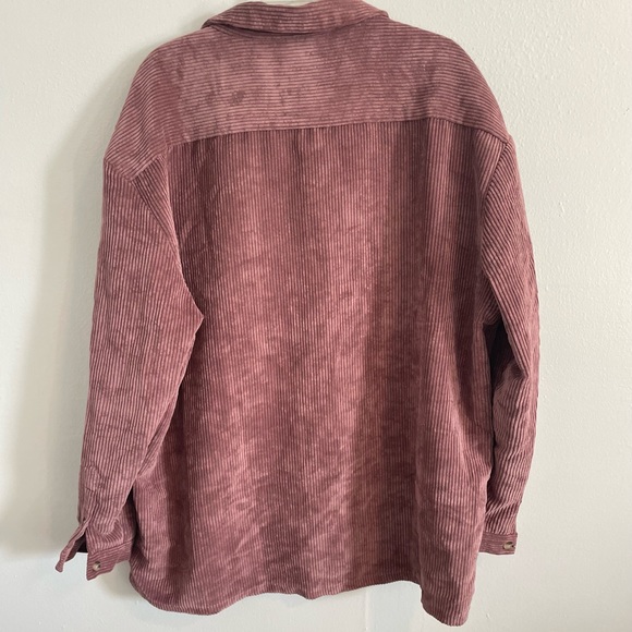 RECLAIMED VINTAGE CORDUROY SHACKET - Picture 5 of 6